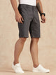 Thomas Scott Men Grey Regular Fit Mid Rise Pure Cotton Shorts