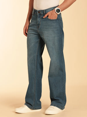 Thomas Scott Men Smart Relaxed Fit Light Fade Stretchable Jeans