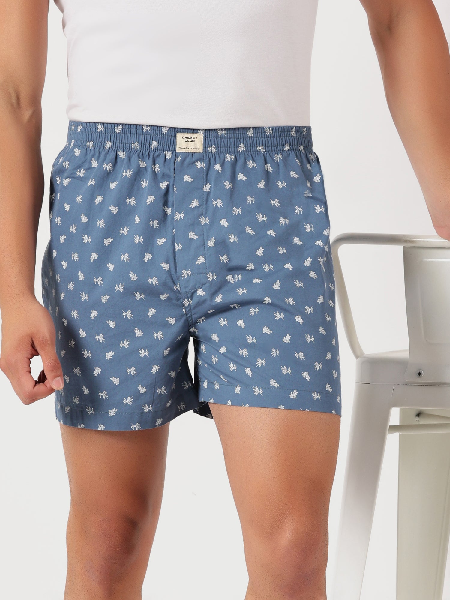 Thomas Scott Men Multicolor Cricket Club Regular Fit 100% Cotton Woven?Boxer Shorts (Pack of 3)