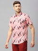 Thomas Scott Men Pink Cricket Club Collection Slim Fit Conversational Print Shirt