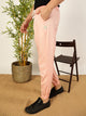 Thomas Scott Men Peach Regular Fit Mid-Rise 3 Pockets Solid Cotton Woven Joggers