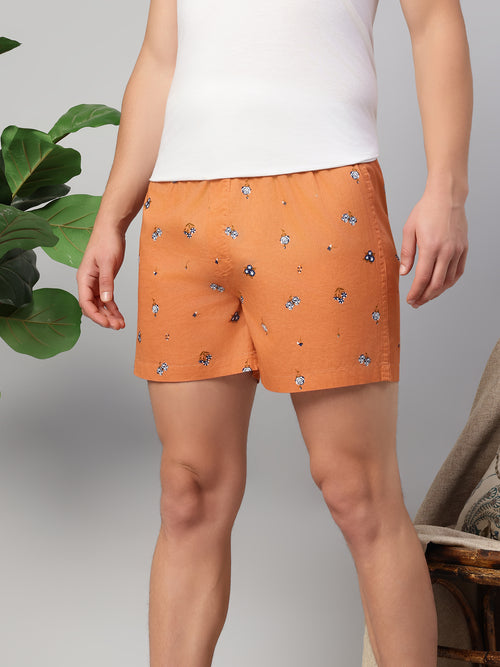Thomas Scott Men Multicolor Cricket Club Collection Regular Fit 100% Cotton Woven Boxer Shorts (Pack of 3)
