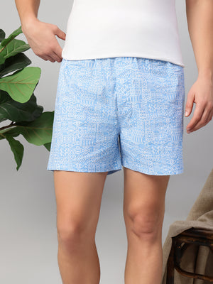 Thomas Scott Men Multicolor Cricket Club Collection Regular Fit 100% Cotton Woven Boxer Shorts (Pack of 3)