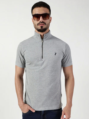 Thomas Scott Men High Neck Slim Fit T-shirt