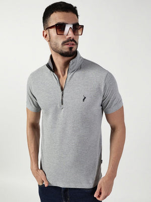 Thomas Scott Men High Neck Slim Fit T-shirt