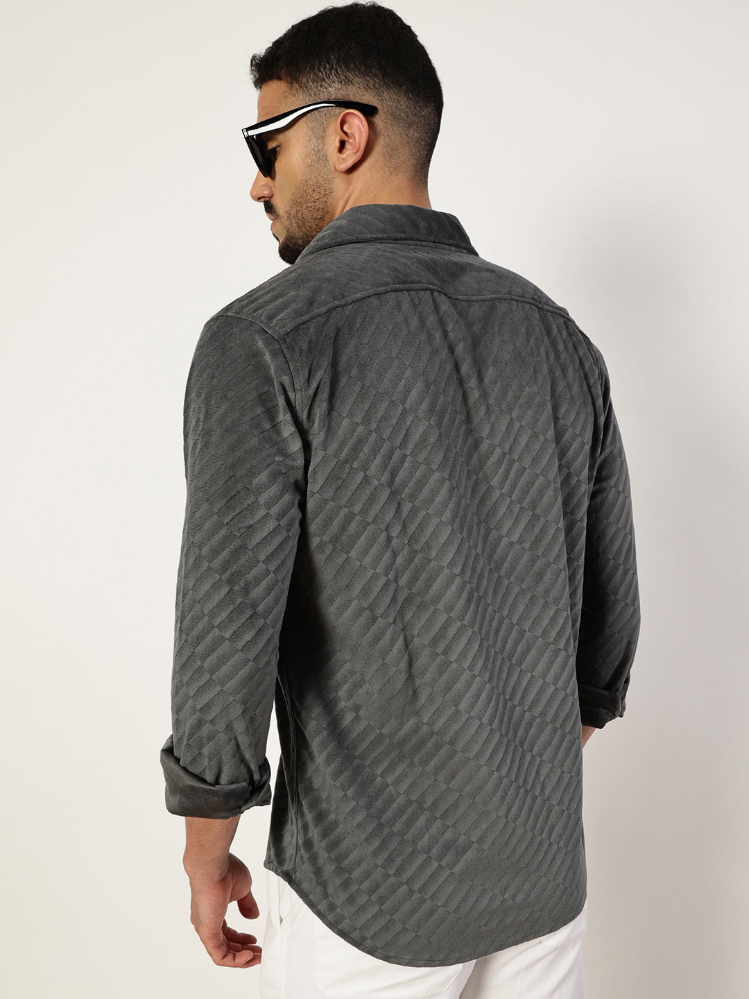 Thomas Scott Men Premium Slim Fit Opaque Casual Shirt