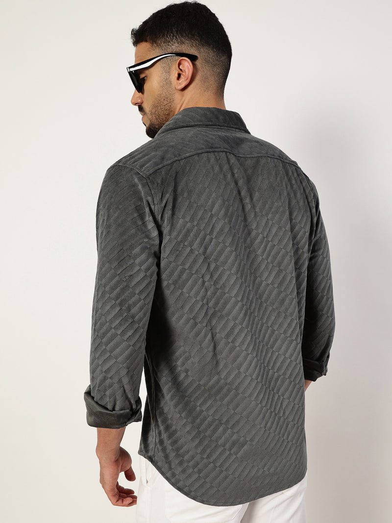 Thomas Scott Men Premium Slim Fit Opaque Casual Shirt