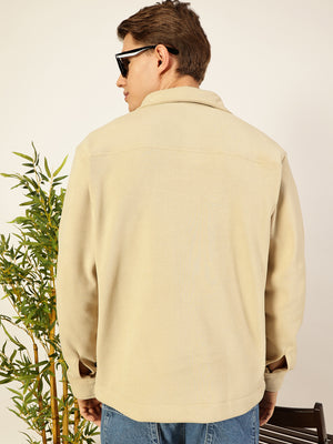 Black Spread Collar Corduroy Anti Odour Jacket