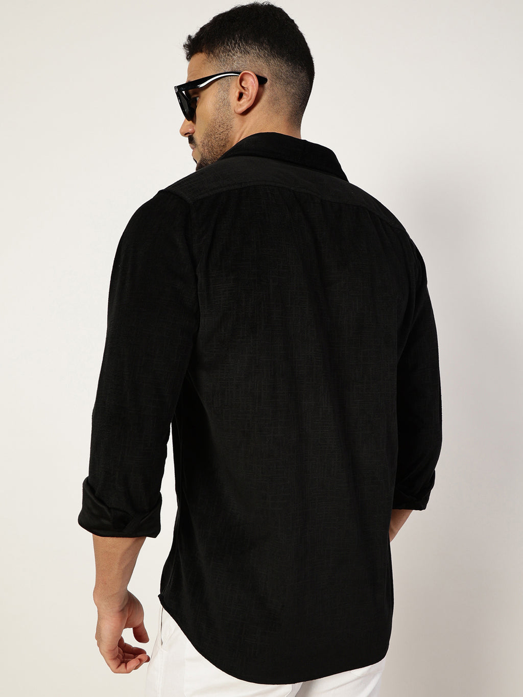 Thomas Scott Men Premium Slim Fit Opaque Casual Shirt