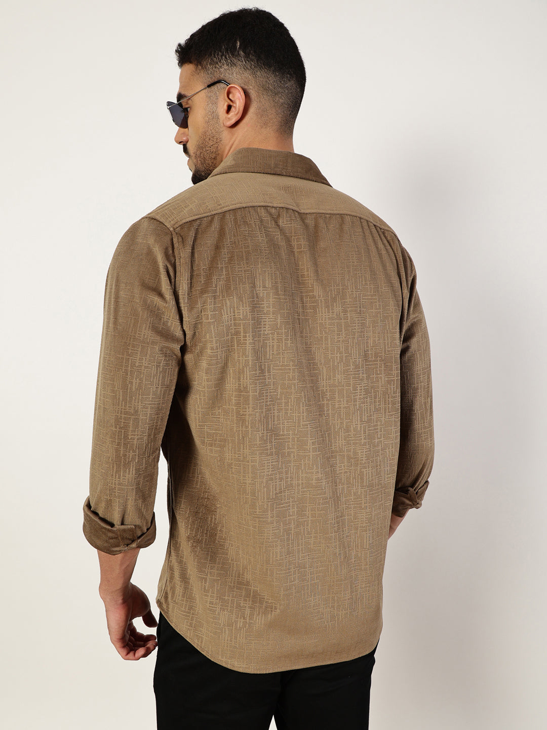 Thomas Scott Men Premium Slim Fit Opaque Casual Shirt