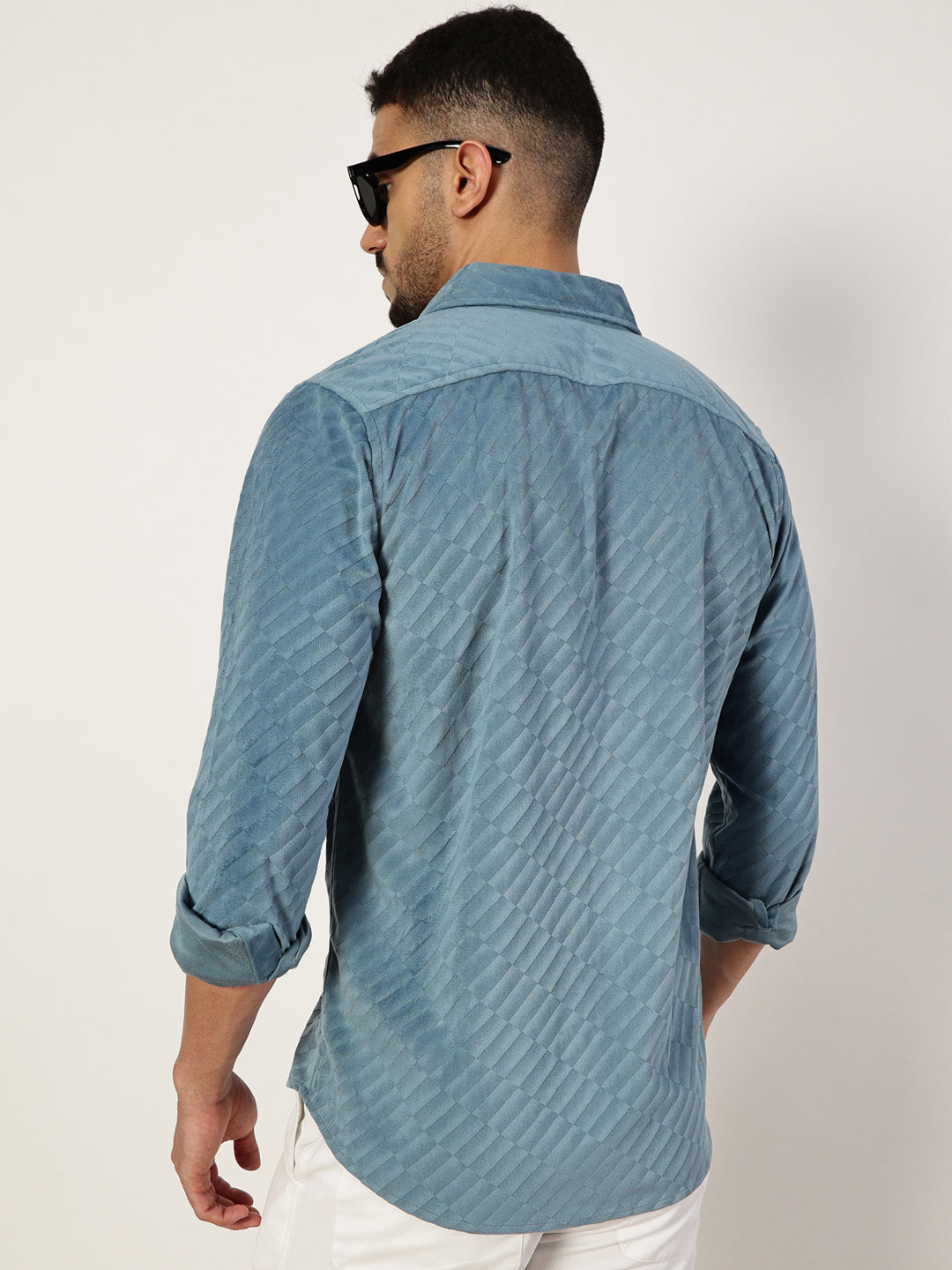 Thomas Scott Men Premium Slim Fit Opaque Casual Shirt