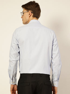 Thomas Scott Men Smart Micro Checks Opaque Checked Formal Shirt