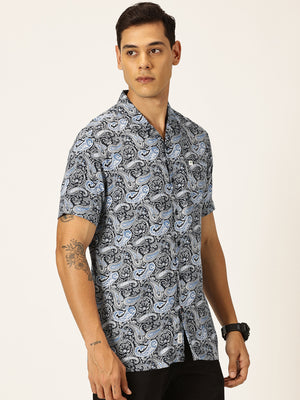 Thomas Scott Men Smart Ethnic Motifs Opaque Printed Casual Shirt
