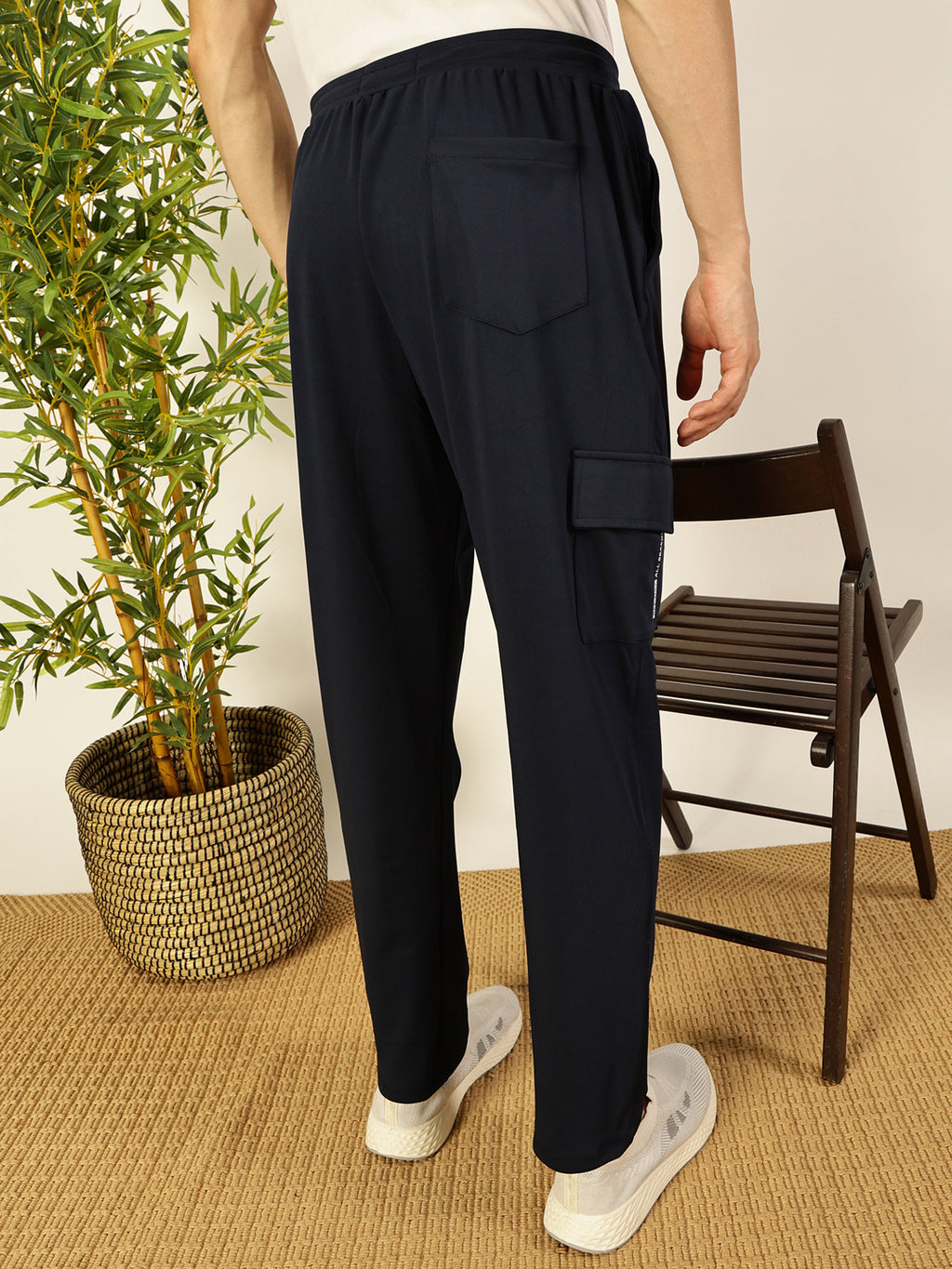 Thomas Scott Men Relaxed Fit Mid Rise Track Pants