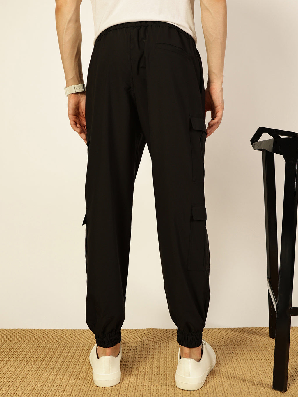 Thomas Scott Men Smart Loose Fit Joggers Trousers