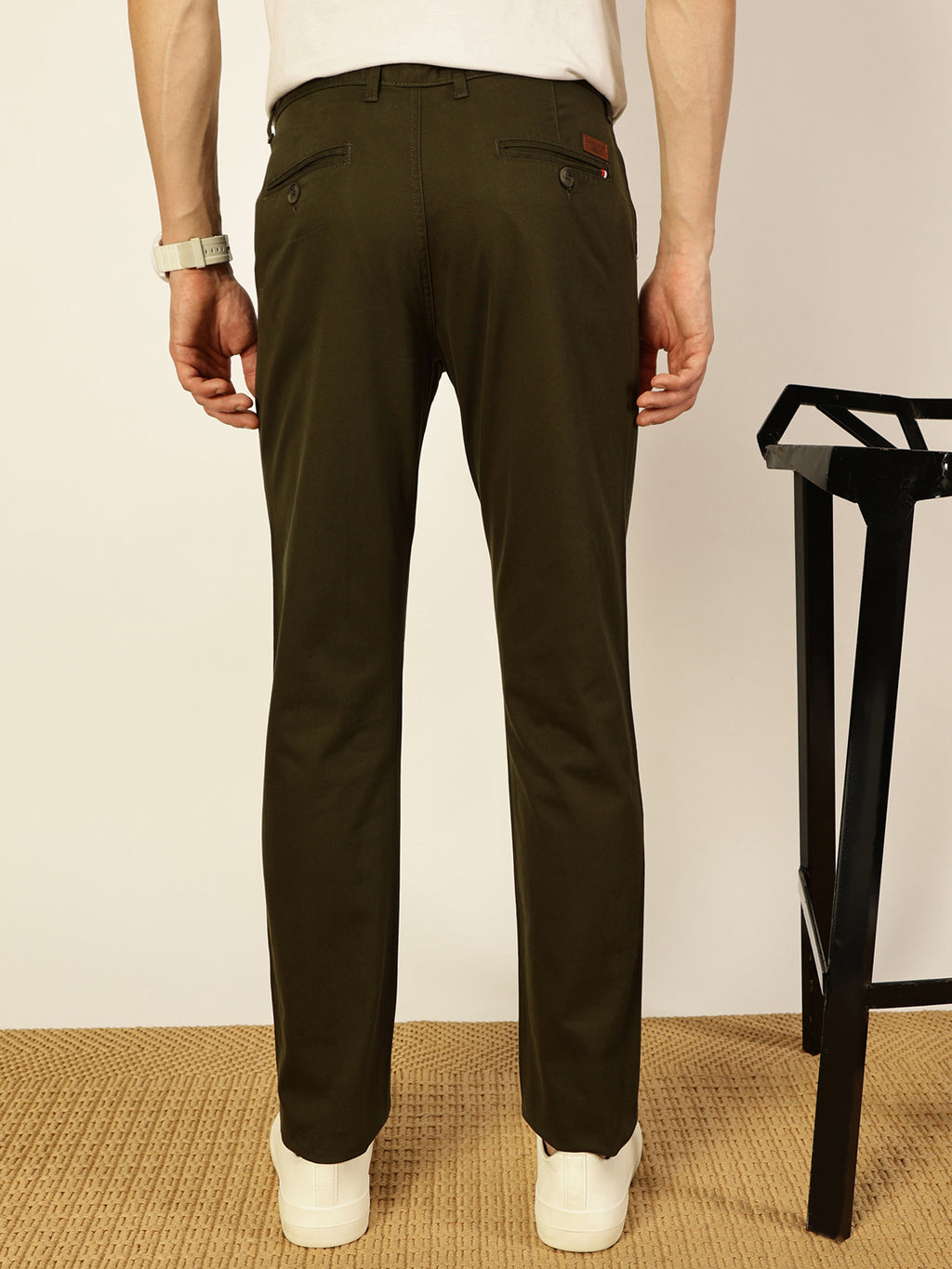 Thomas Scott Men Smart Slim Fit Wrinkle Free Chinos Casual Trousers