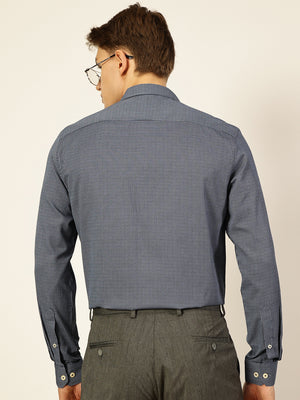Thomas Scott Men Smart Pinstripes Opaque Striped Formal Shirt