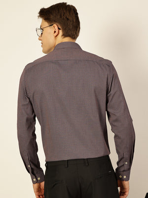 Thomas Scott Men Smart Pinstripes Opaque Striped Formal Shirt