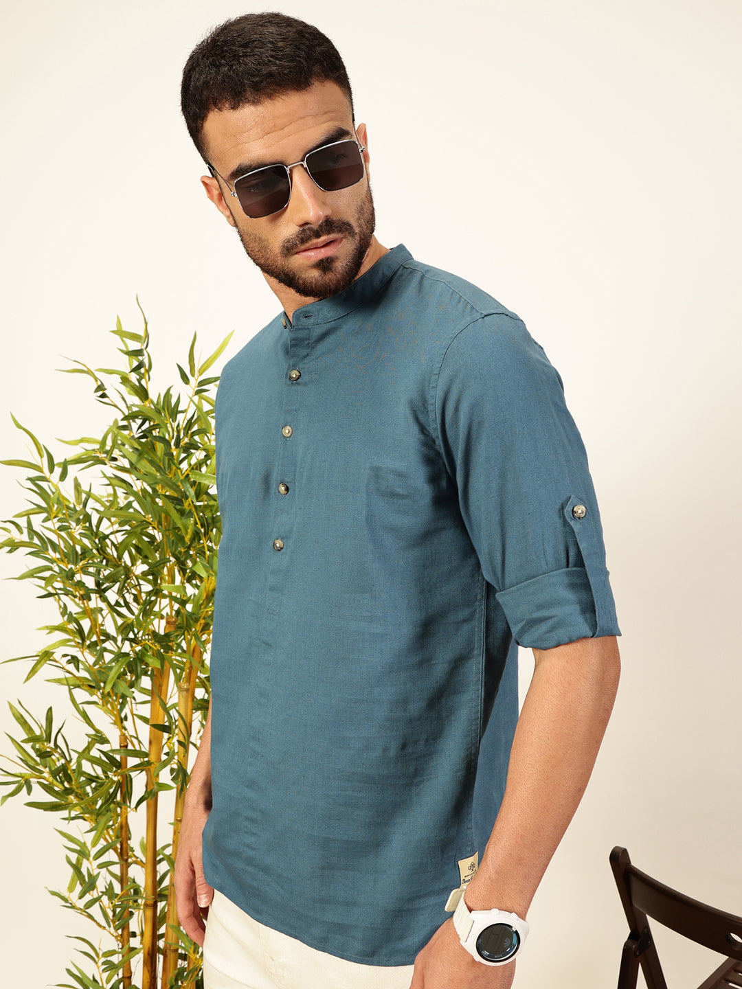Thomas Scott Men Premium Opaque Casual Shirt