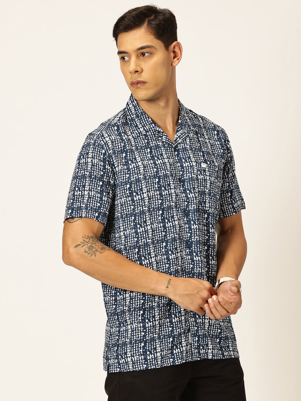 Thomas Scott Men Premium Printed Casual Shirt