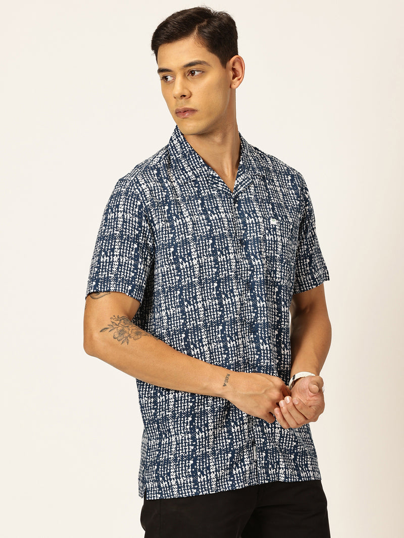 Thomas Scott Men Premium Printed Casual Shirt