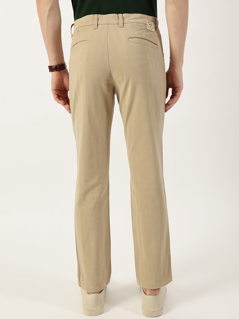 Thomas Scott Men Fawn Smart Easy Wash Chinos Trousers