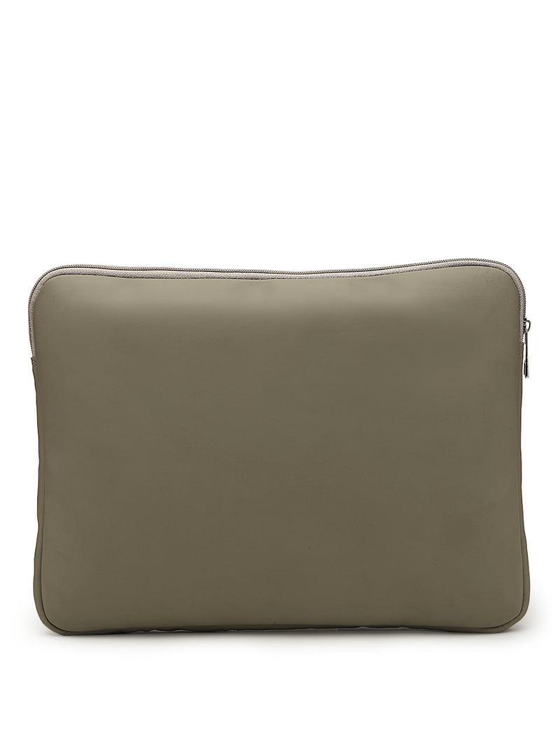 Thomas Scott Men Checked PU Laptop Sleeve Bag