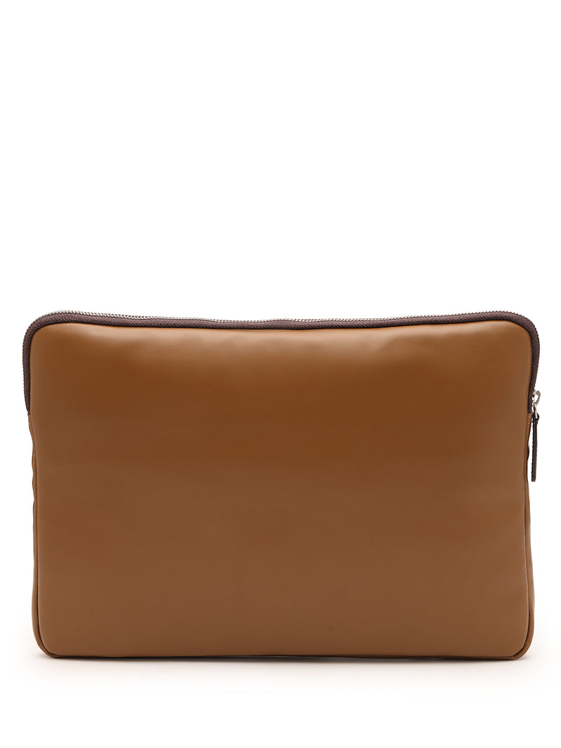 Thomas Scott Men Colourblocked PU Laptop Sleeve