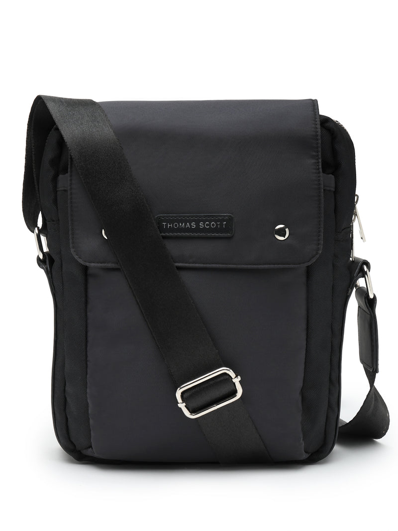 Thomas Scott Men Zippered Messenger Bag