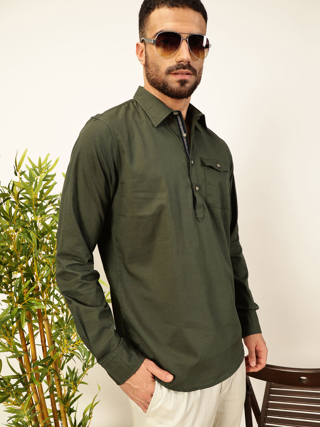 Thomas Scott Men Premium Opaque Casual Shirt