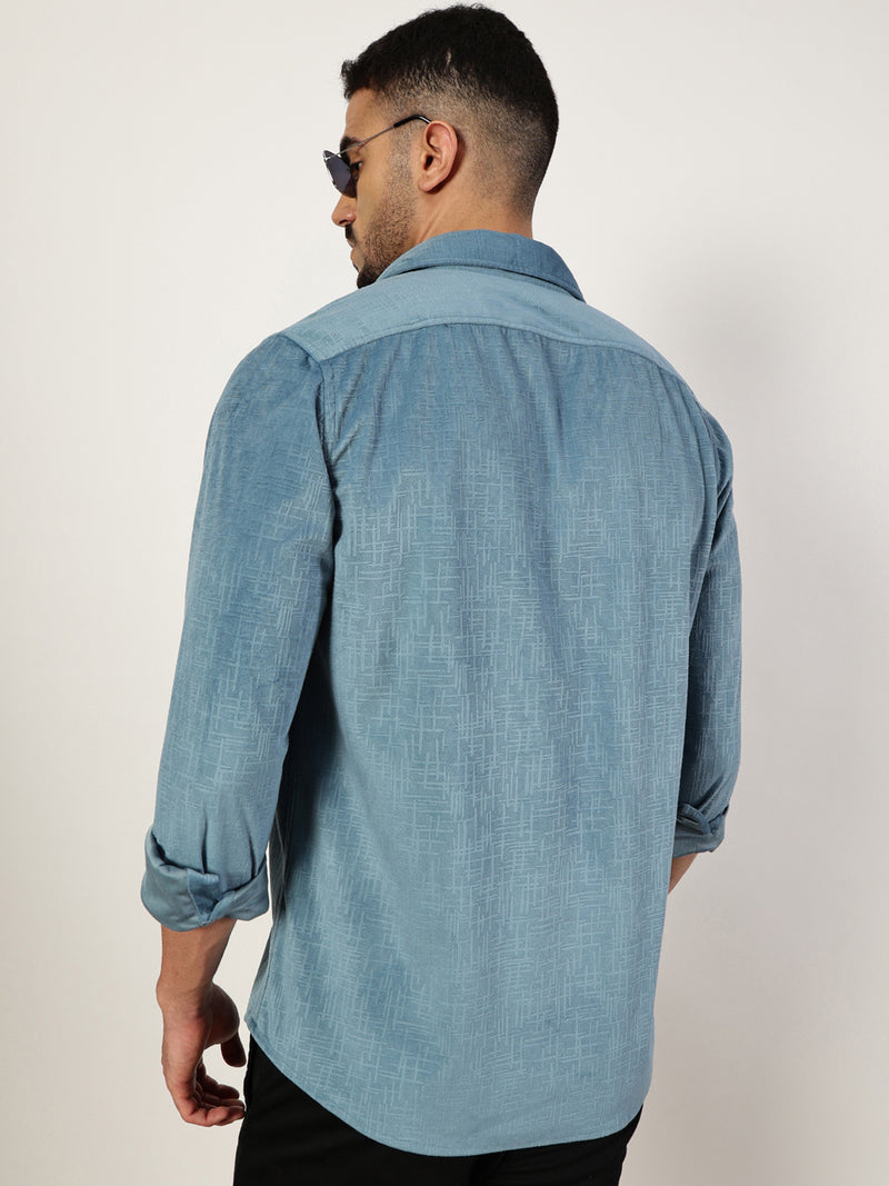 Thomas Scott Men Premium Slim Fit Opaque Casual Shirt