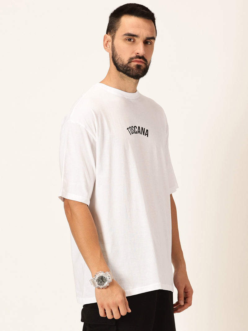 Thomas Scott Men Round Neck Typography Printed Bio Finish T-shirt