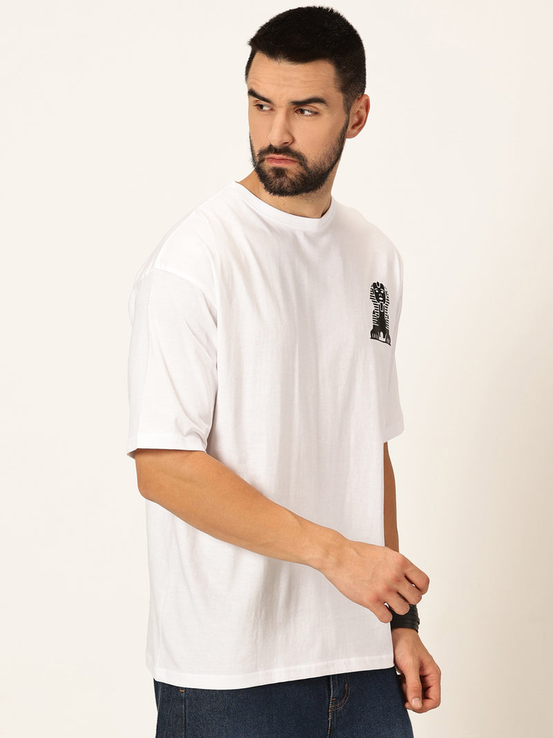 Thomas Scott Men Oversized Graphic Printed Cotton Bio Finish T-shirt