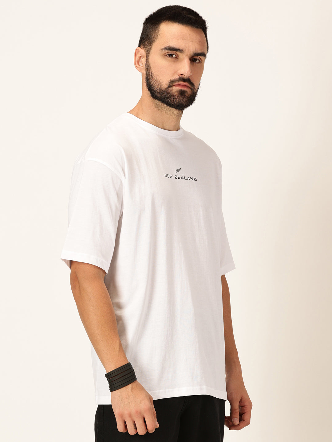 Thomas Scott Men Round Neck Typography Printed Bio Finish Cotton T-shirt