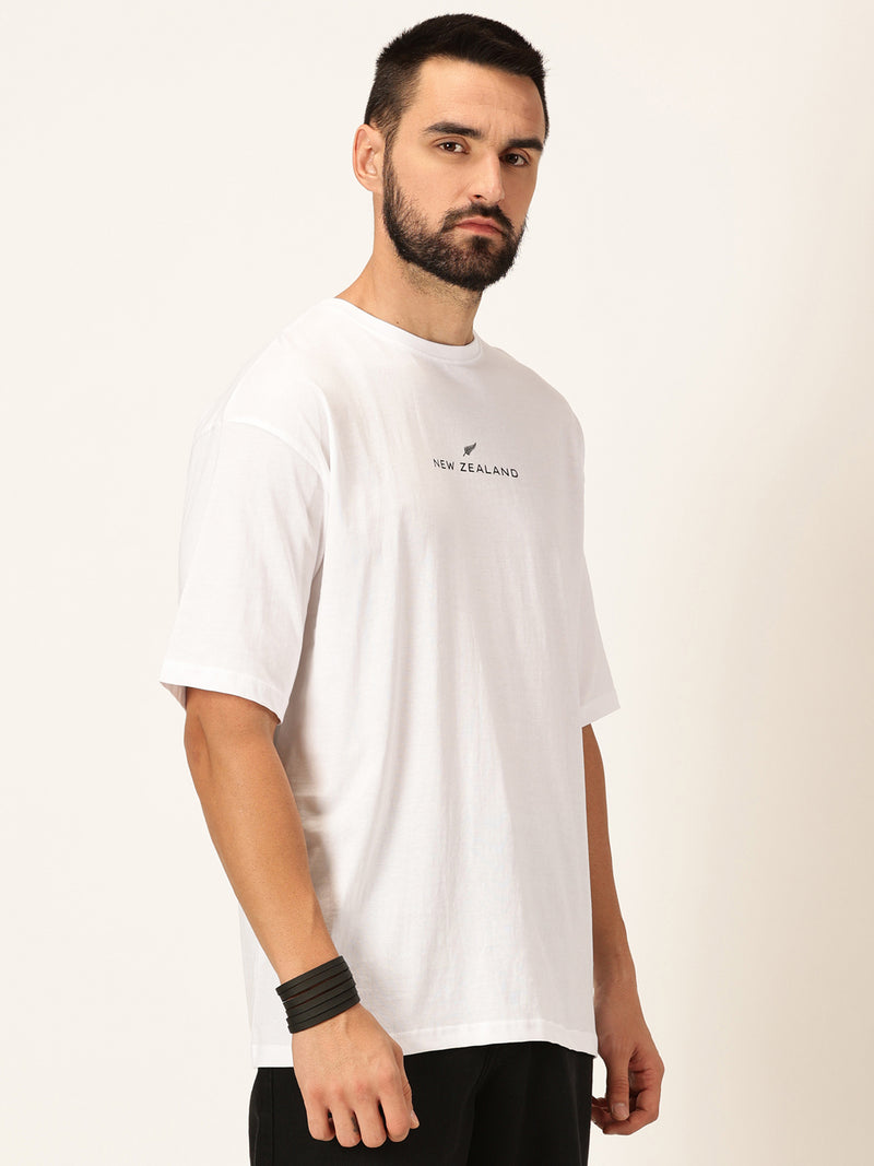 Thomas Scott Men Round Neck Typography Printed Bio Finish Cotton T-shirt