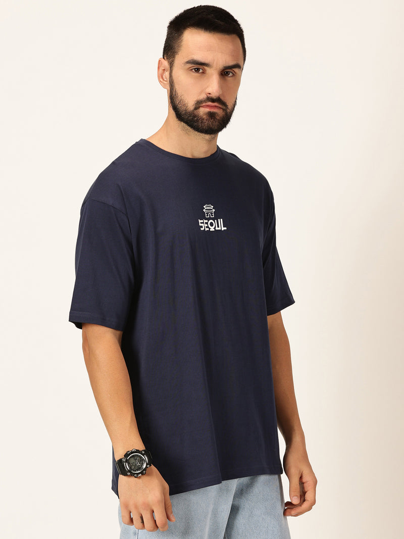 Thomas Scott Men Round Neck Typography Bio Finish T-shirt