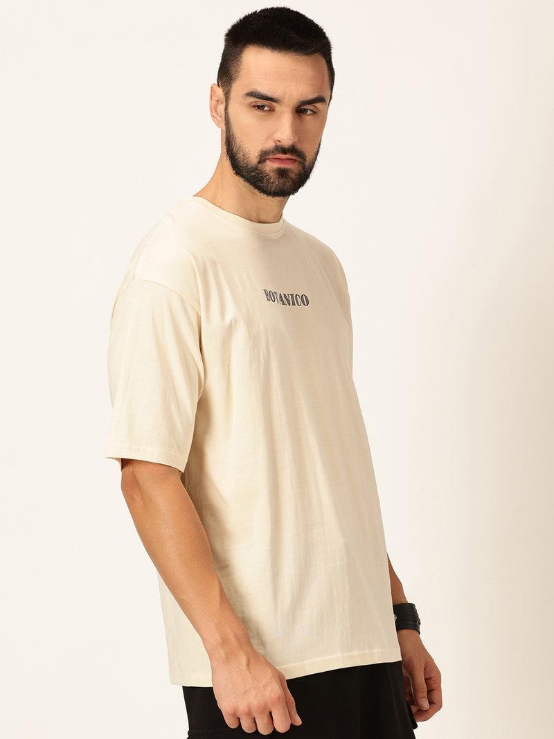 Thomas Scott Men Oversized Graphic Printed Bio Finish Cotton T-shirt