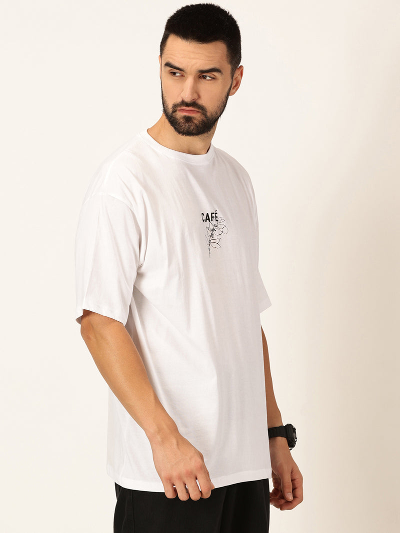 Thomas Scott Men Oversized Graphic Printed Cotton Bio Finish T-shirt