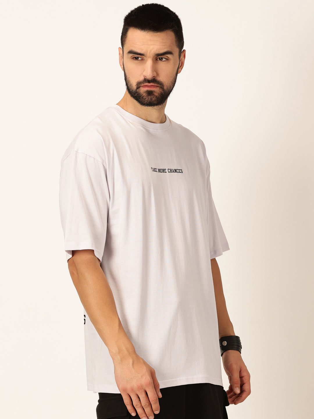 Thomas Scott Men Oversized Graphic Printed Cotton Drop-Shoulder Sleeves Bio Finish T-shirt