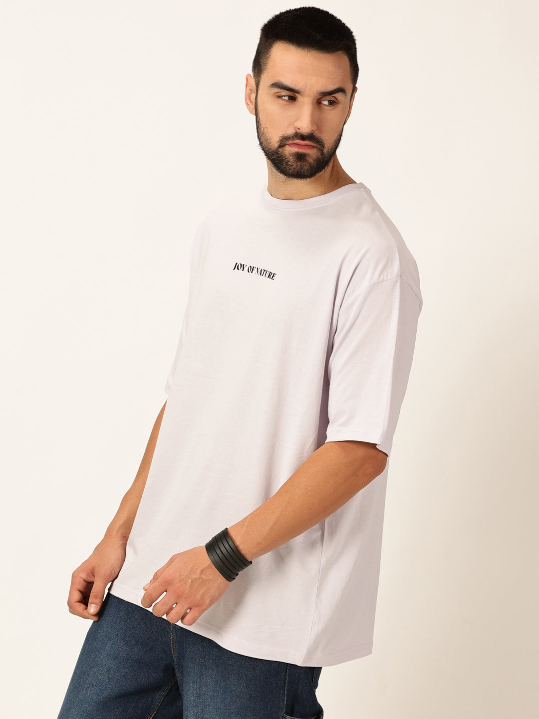 Thomas Scott Men Oversized Graphic Printed Cotton Bio Finish T-shirt