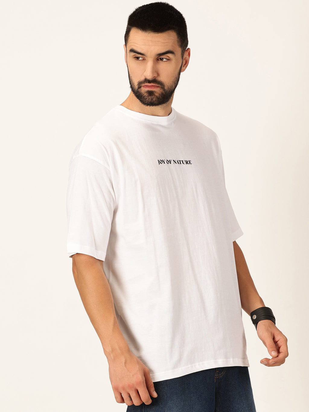 Thomas Scott Men Oversized Graphic Printed Cotton Bio Finish T-shirt