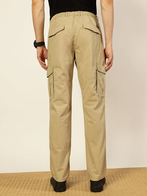 Thomas Scott Men Smart Slim Fit Cargos Trousers