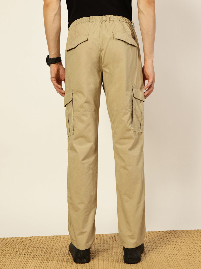 Thomas Scott Men Smart Slim Fit Cargos Trousers