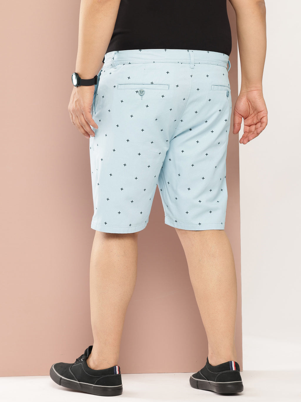 Thomas Scott Men Plus Size Printed Outdoor Shorts
