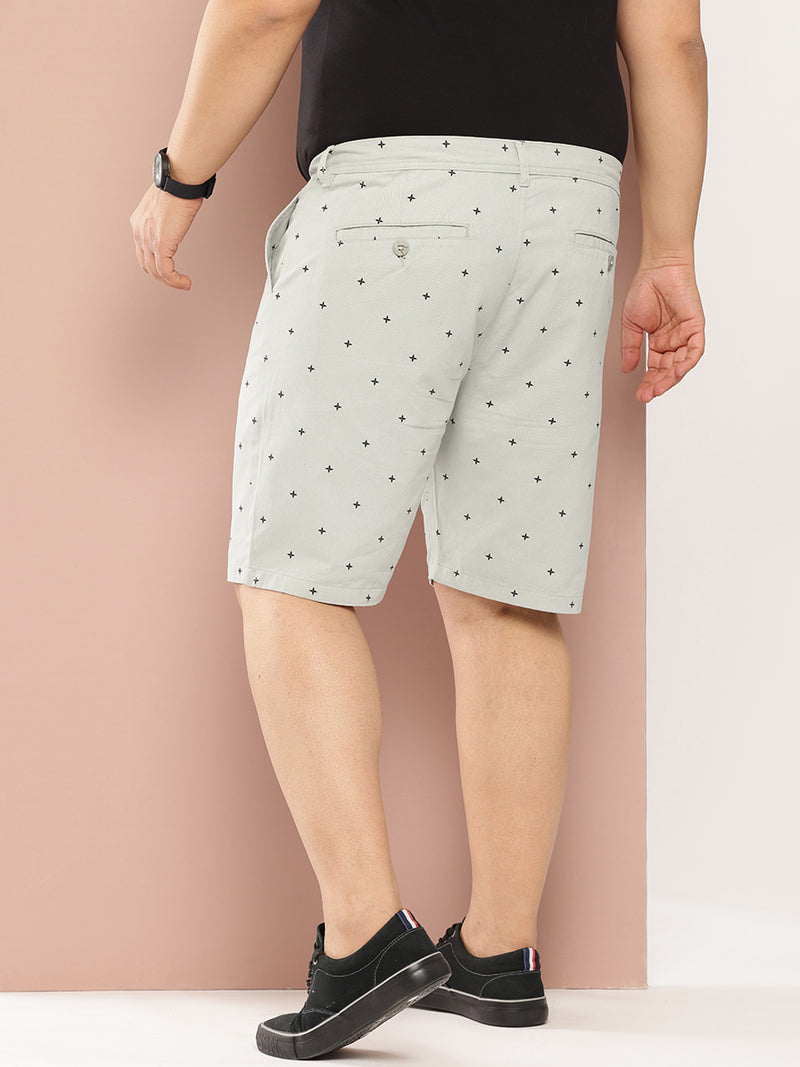 Thomas Scott Men Plus Size Printed Outdoor Shorts