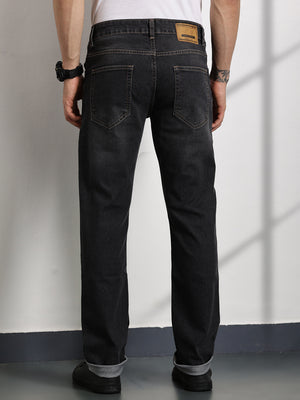 DarkGrey Slim Fit Mid-Rise Clean Look Non stretchable Jeans