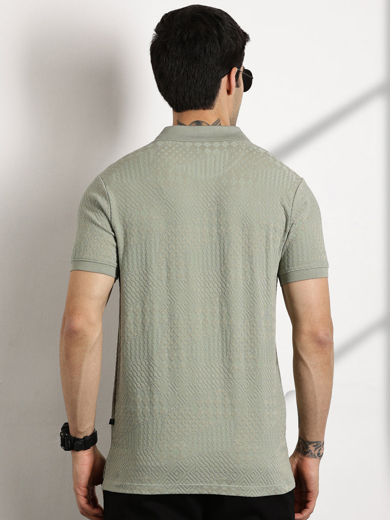 Thomas Scott Men Pista Polo Collar T-shirt