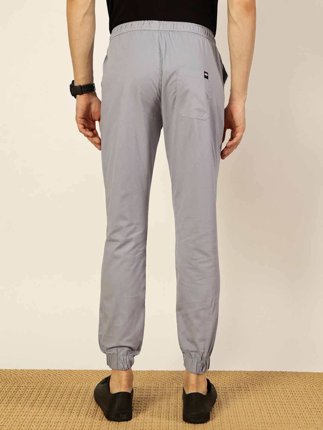 Thomas Scott Men Smart Slim Fit Easy Wash Joggers Trousers