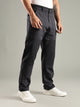 Thomas Scott Men Dark Grey Mid-Rise Relaxed Fit Woven Trouser