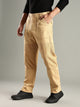 Thomas Scott Men Fawn Mid-Rise Relaxed Fit Woven Trouser